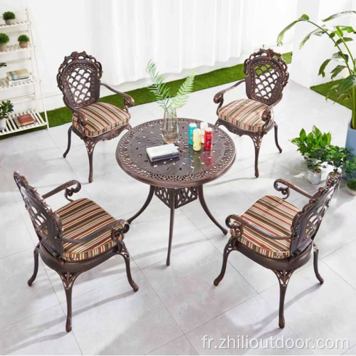 Table de patio Set de salle à manger de jardin de jardin extérieur